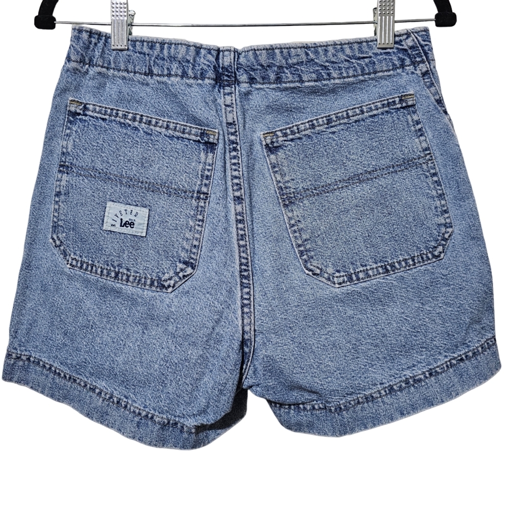 Lee Riveted Denim Shorts - Picture 2 of 4